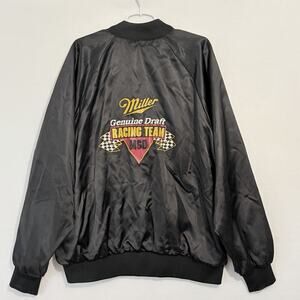 Miller Genuine Draft Beer 1993 Nascar Racing Rusty Wallace Jacket Mens XXL